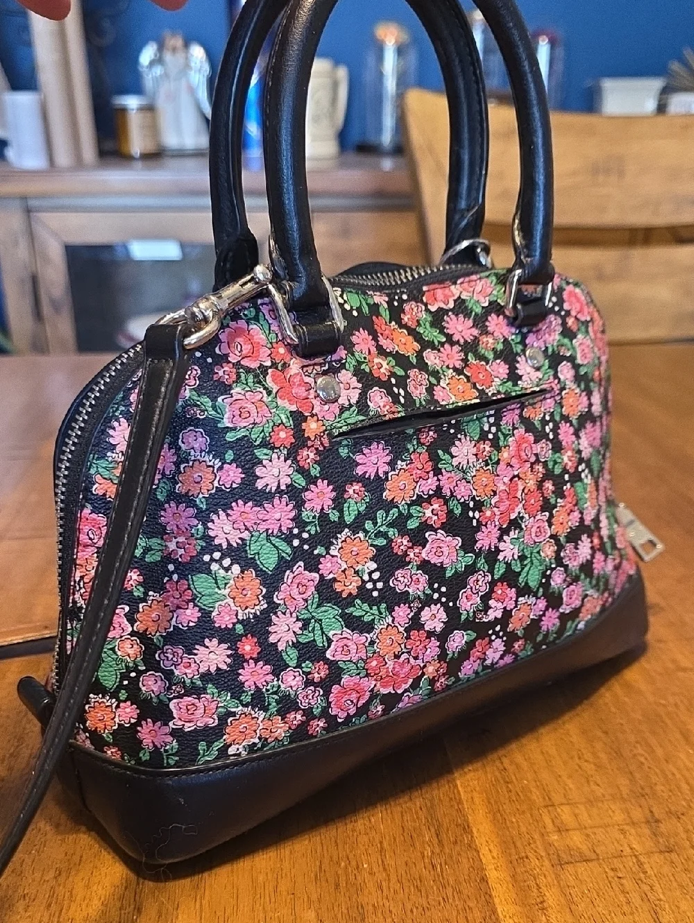Coach Posey Cluster Floral Print Coated Canvas Sierra Satchel